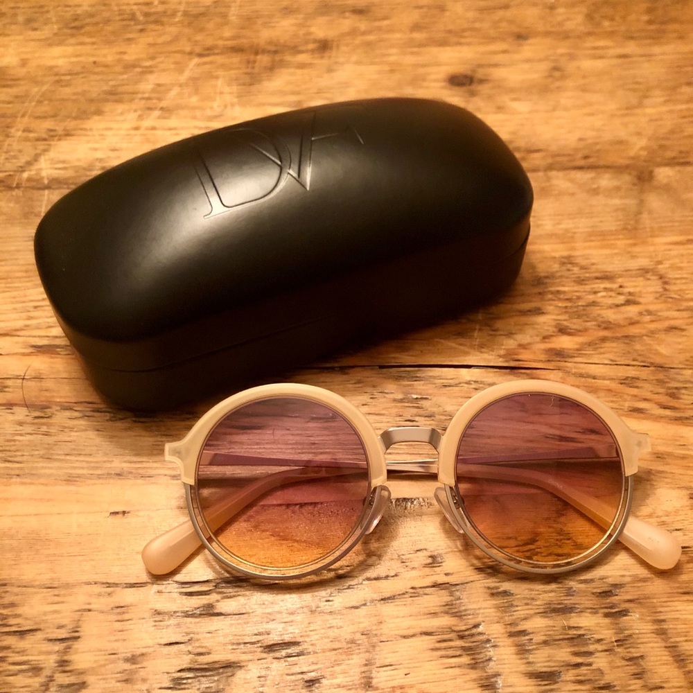 Diane Von Furstenburg DVF 50mm Round Sunglasses